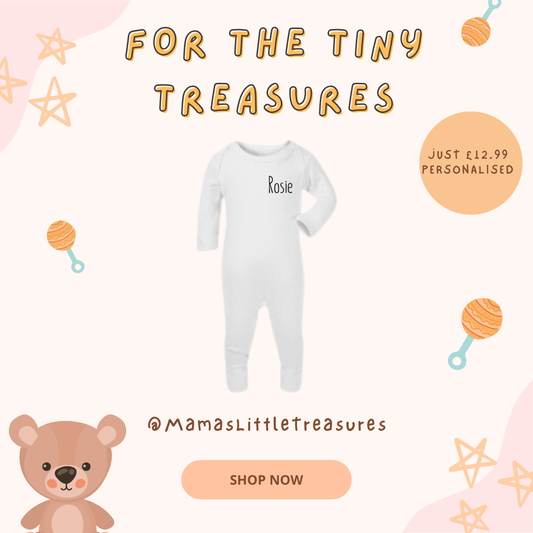 Personalised Baby Sleepsuit