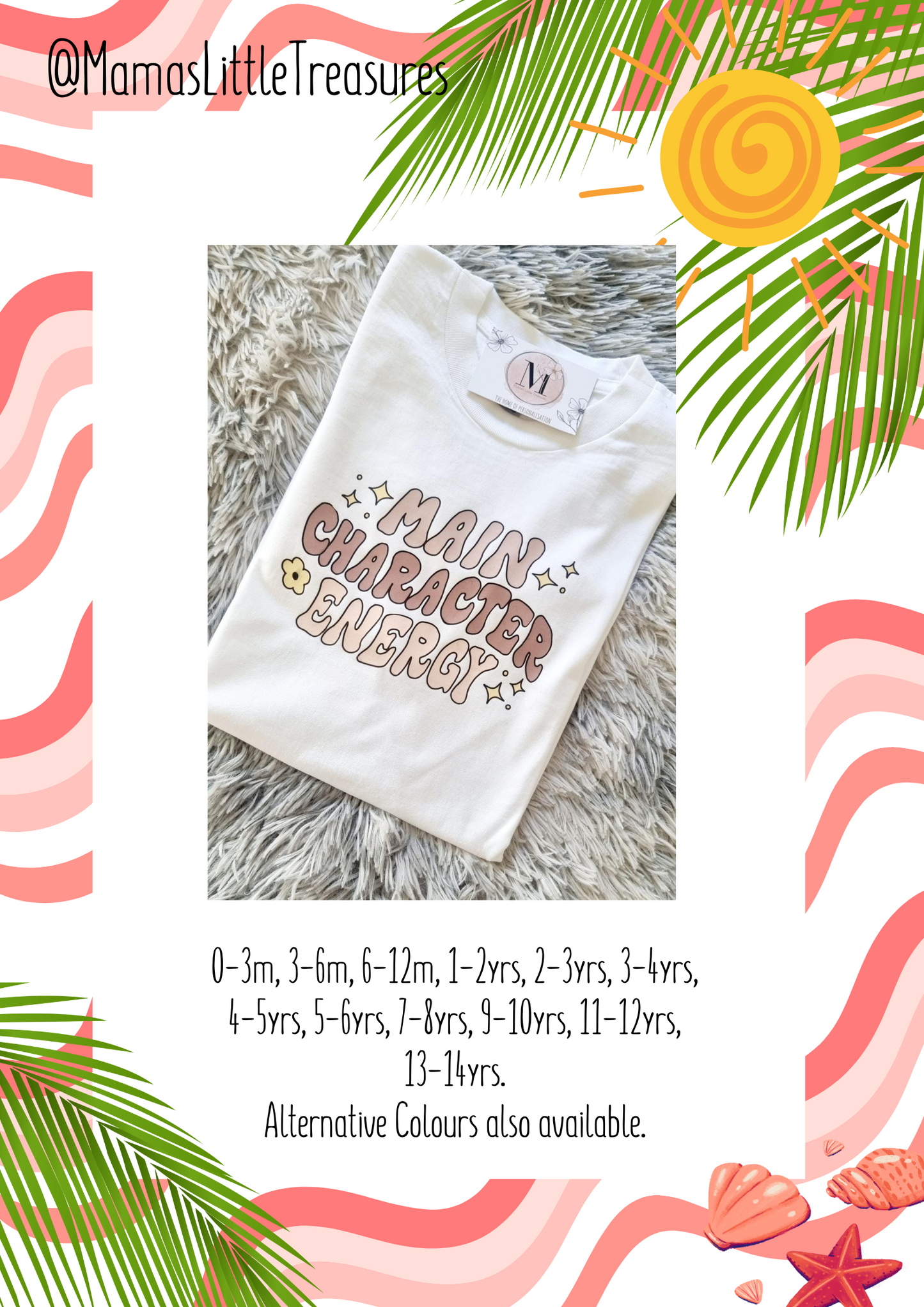 Main Character Energy Summer Tee