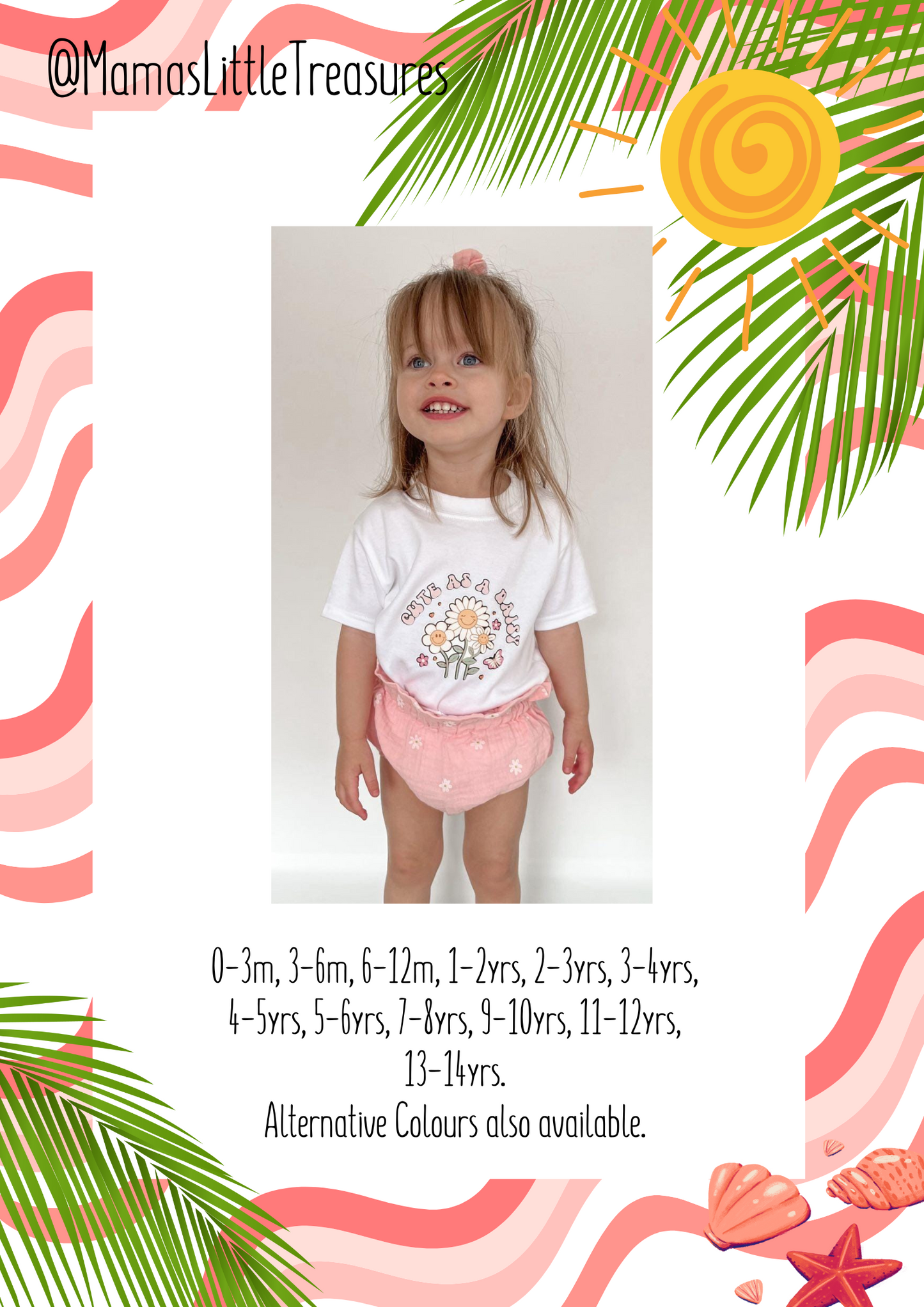 Cute as a daisy Summer Tee