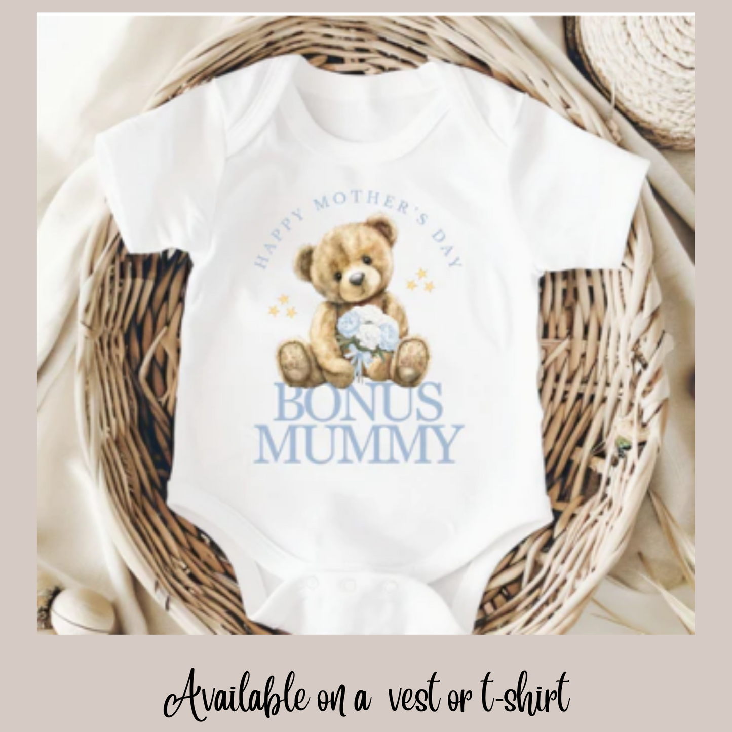 Mothers Day Bonus Mummy Vest/T-shirt
