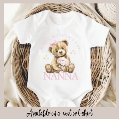 Mothers Day Nanna Baby Vest/ T-shirt