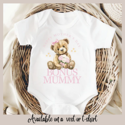 Mothers Day Bonus Mummy Vest/T-shirt