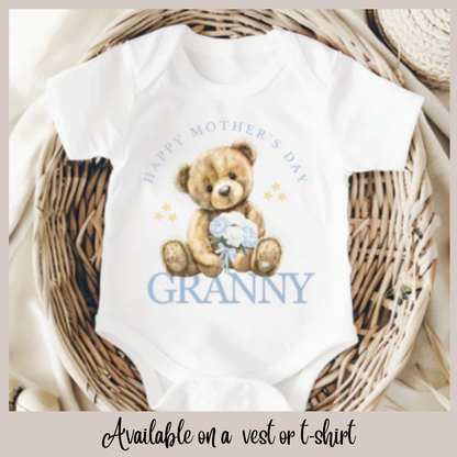 Mothers Day Granny Baby Vest/ T-shirt