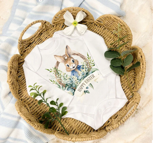 Happy Easter Bunny Baby Vest